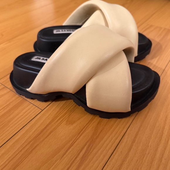 JIL SANDER PLATFORM SANDALS SIZE 36 - Picture 2 of 3